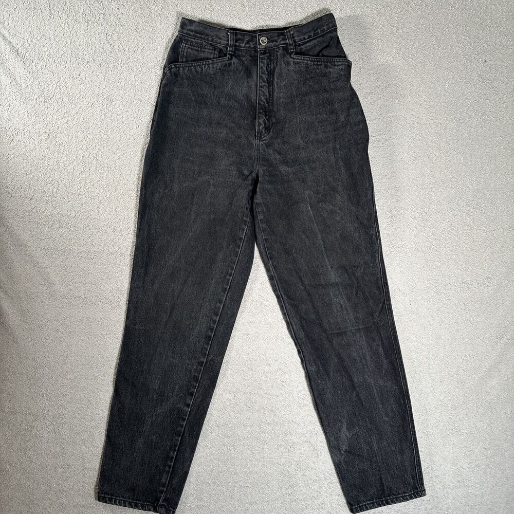 Sync By Union Bay Black Jeans Women's 27x29 High Rise Straight Leg Mom Jeans